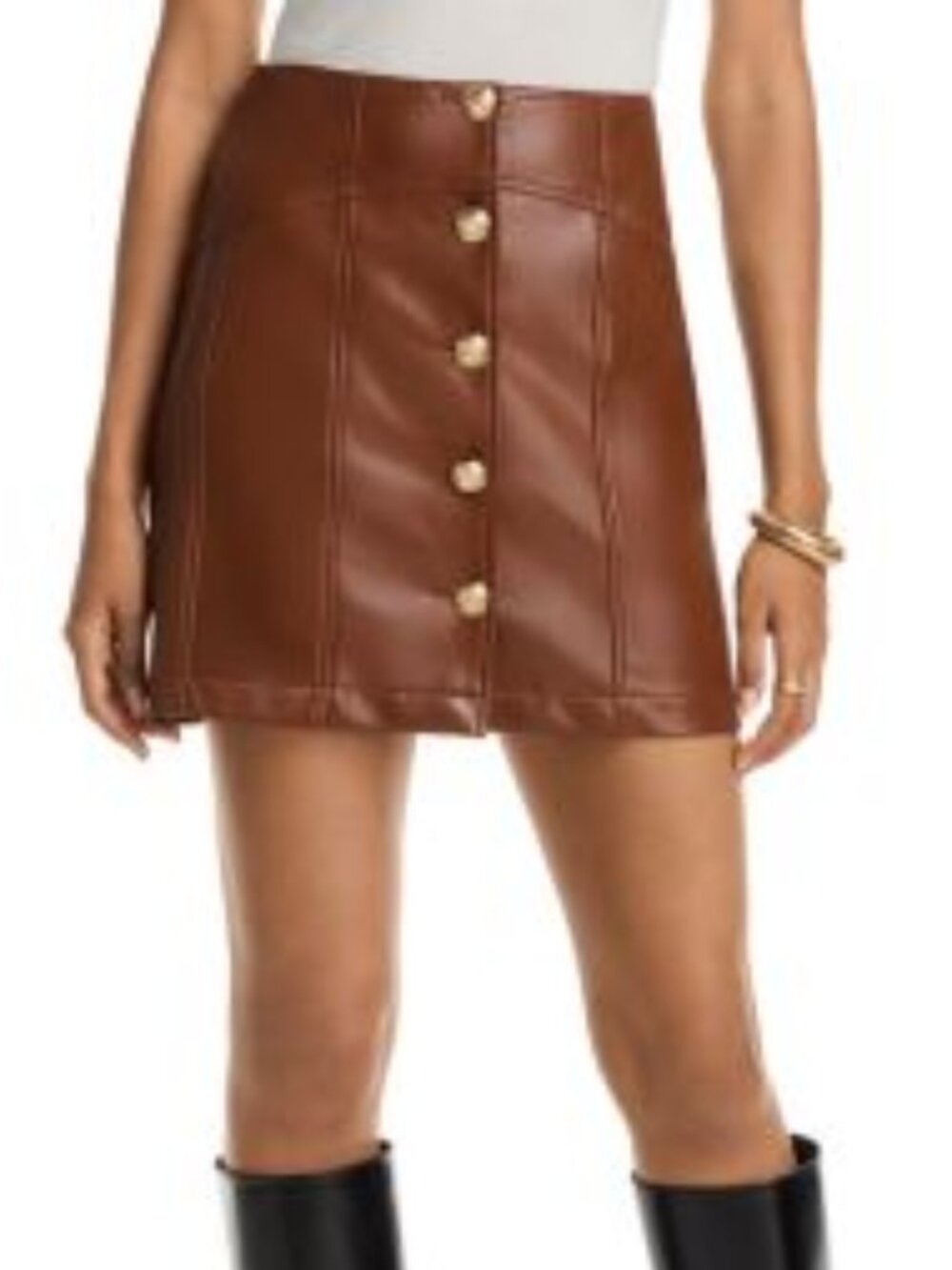 Cinq a Sept - Claudine Vegan Leather Skirt